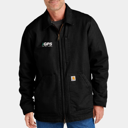 iGPS Embroidered - Sherpa Lined Coat Thumbnail