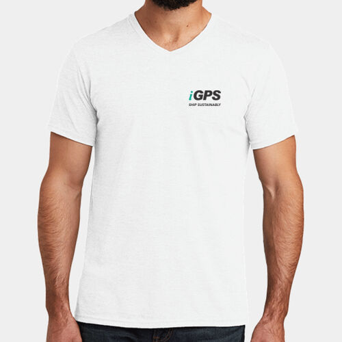 iGPS Printed   - Unisex Tri Blend V Neck Tee Thumbnail