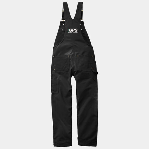 iGPS Embroidered - Duck Unlined Bib Overalls Thumbnail