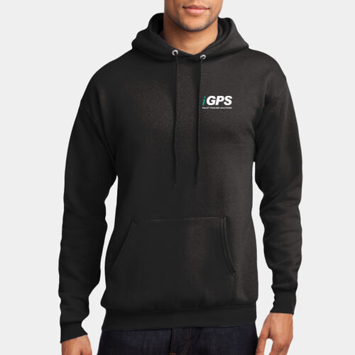 iGPS Printed  - Core Fleece Pullover Hooded Sweatshirt (low stock alert) Thumbnail