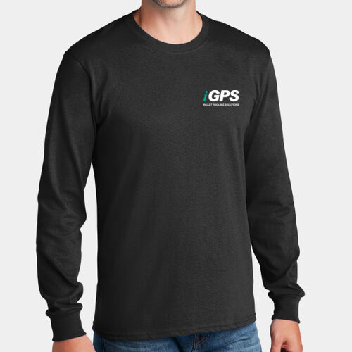 iGPS Printed  - Long Sleeve Core Cotton Tee Thumbnail