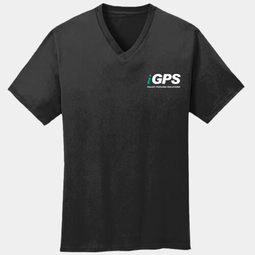 iGPS Printed  - Core Cotton V Neck Tee Thumbnail