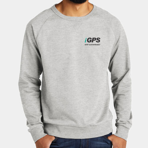 iGPS Printed   - Unisex Organic French Terry Crewneck Sweatshirt Thumbnail