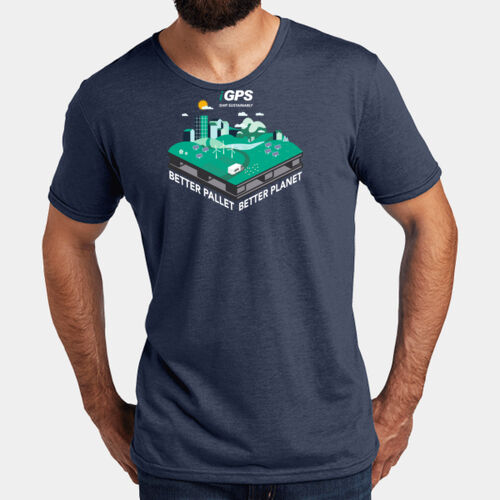 iGPS Better Pallet Better Planet - Unisex Tri Blend Tee Thumbnail