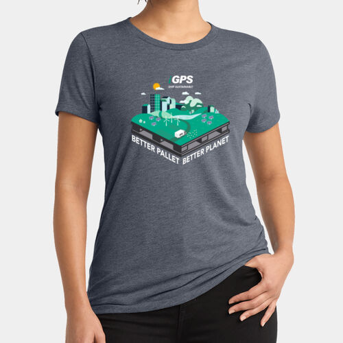 iGPS Better Pallet Better Planet - Women's Tri Blend Tee Thumbnail