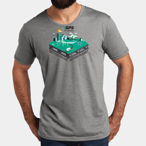 iGPS Better Pallet Better Planet - Unisex Tri Blend Tee Thumbnail