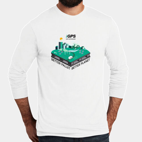 iGPS Better Pallet Better Planet - Unisex Tri Blend Long Sleeve Tee Thumbnail