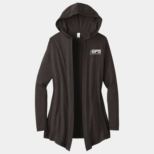 iGPS Embroidered - Women's Perfect Tri ® Hooded Cardigan (low stock) Thumbnail