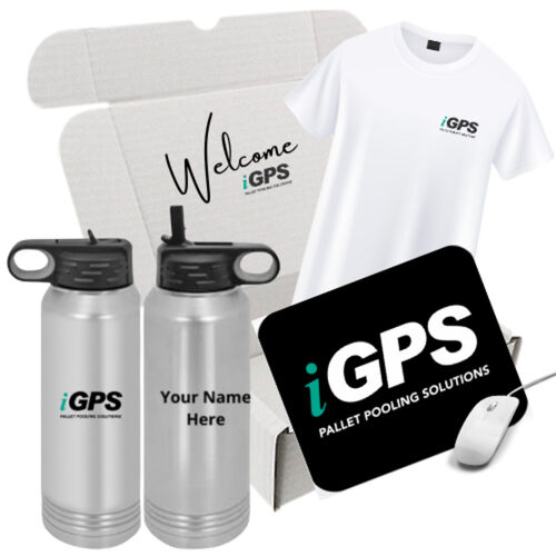 Employee Custom Gift Box w/ T-Shirt | Mouse Pad | Water Bottle  Thumbnail