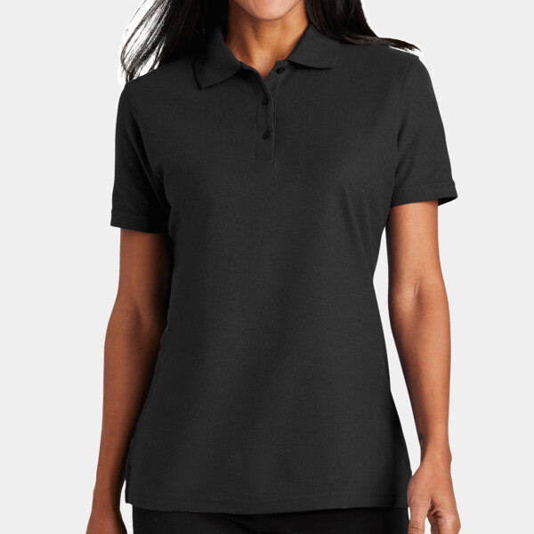 Custom No Minimum Port Authority Ladies Stain Resistant Polo L510 Front View