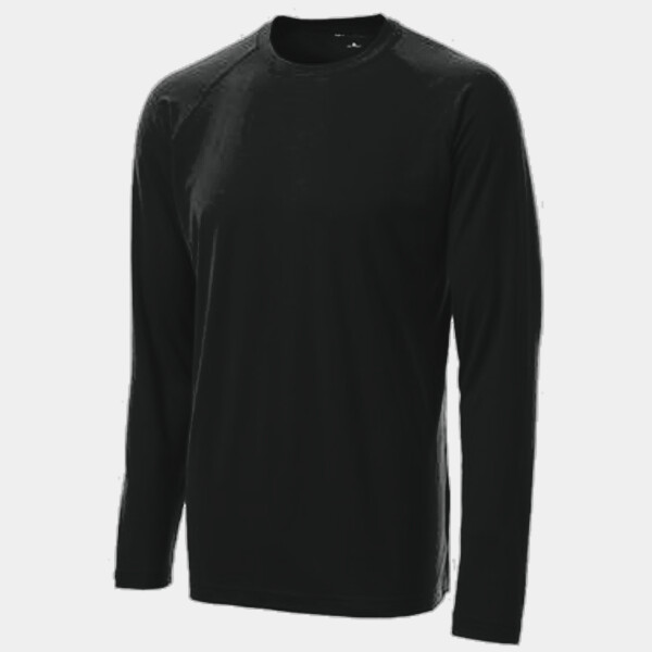 Custom No Minimum Sport-Tek Long Sleeve Ultimate Performance Crew ST700LS Front View