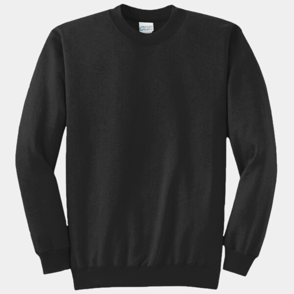 No Minimum Custom Logo Core Fleece Crewneck Sweatshirt PC78 Front View