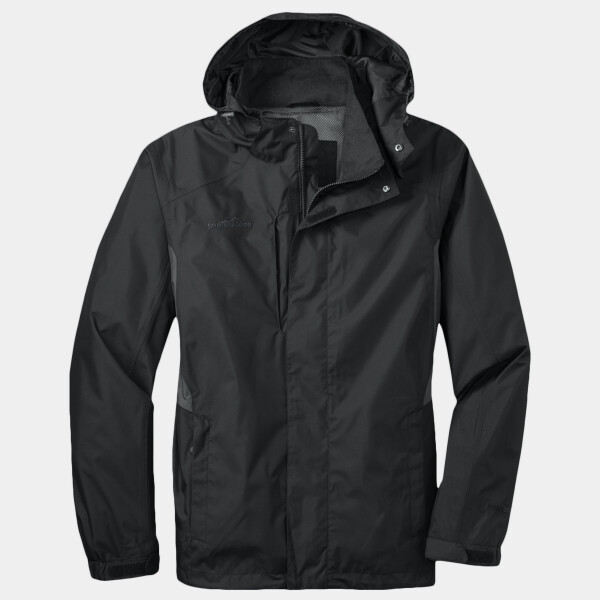 Custom No Minimum Eddie Bauer Rain Jacket EB550 Front View