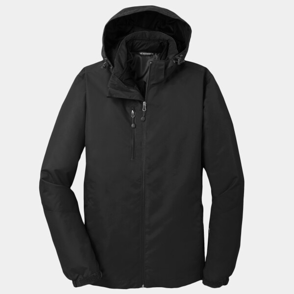 Custom No Minimum Port Authority Vortex Waterproof 3 in 1 Jacket J332 Front View