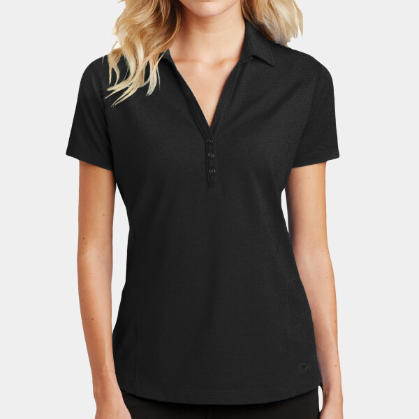 No Minimum Custom Logo OGIO Ladies Onyx Polo LOG126 Front