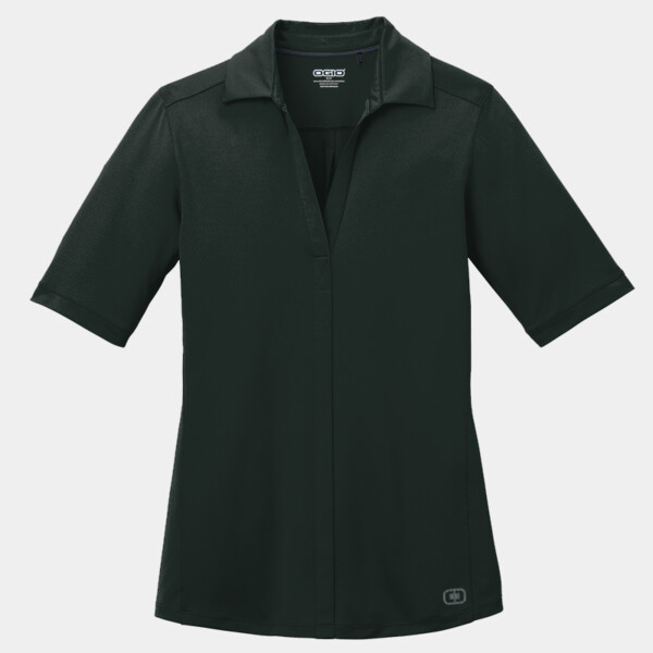 No Minimum Custom Logo OGIO Ladies Metro Polo LOG130 Front