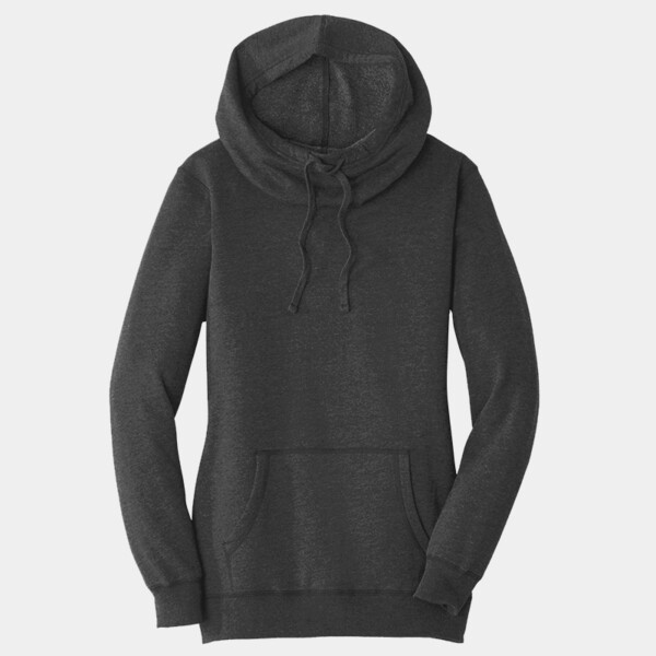 Custom No Minimum Women's Lightweight Fleece Hoodie DM493 Front View