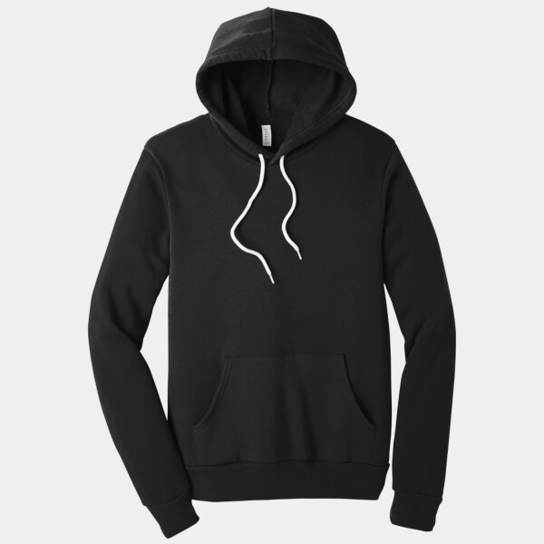 Custom No Minimum Bella Canvas Unisex Sponge Fleece Pullover Hoodie BC3719 Front View