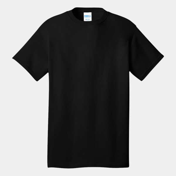 No Minimum Custom Tall Cotton Tee PC54T Front View