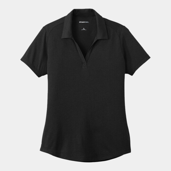 Custom No Minimum Sport-Tek Ladies PosiCharge Tri Blend Wicking Polo LST405 Front View
