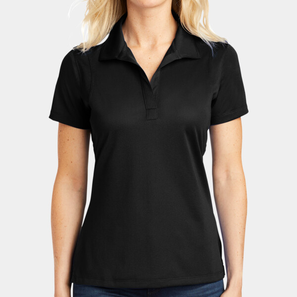 Custom No Minimum Sport-Tek Ladies Micropique Sport Wick Polo LST650 Front View