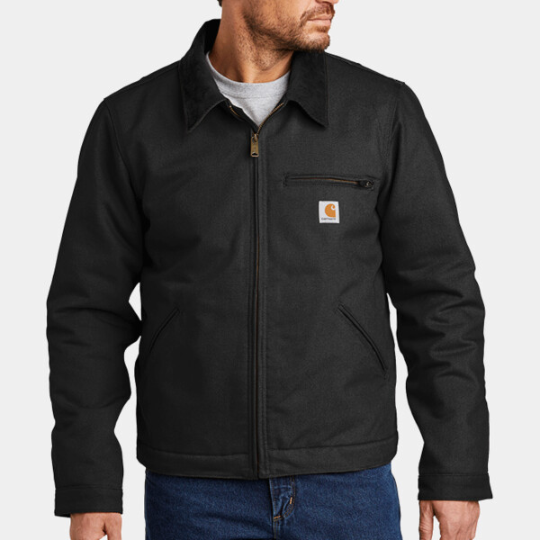 Custom No Minimum Carhartt Duck Detroit Jacket CT103828 Front View