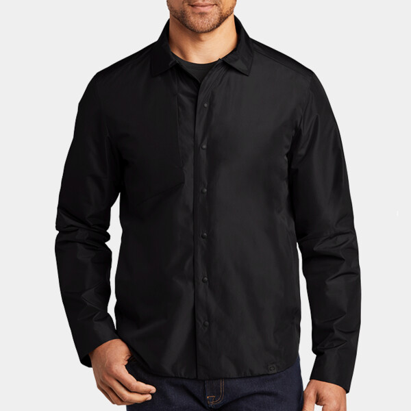 No Minimum Custom Logo OGIO Reverse Shirt Jacket OG754 Front
