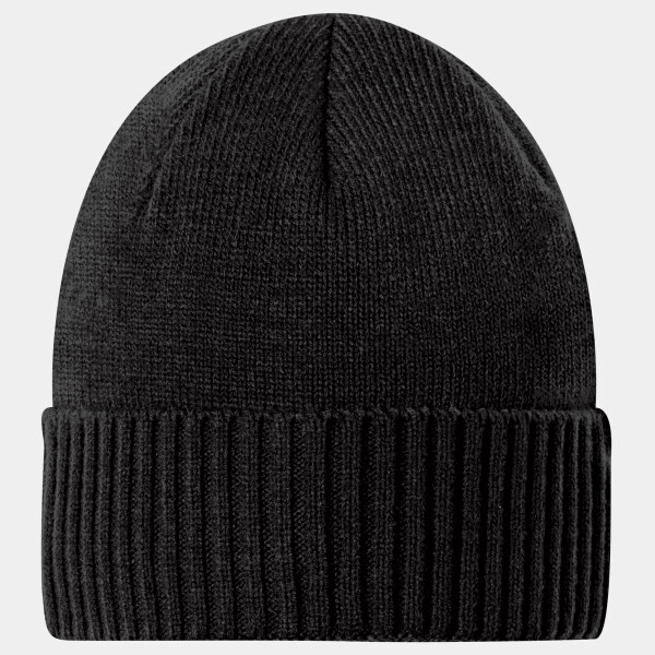Custom No Minimum Port Authority Rib Knit Cuff Beanie C951 Front View