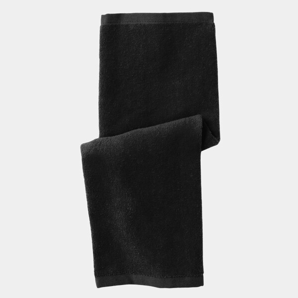 Custom No Minimum Port Authority Hemmed Towel PT390 Front View