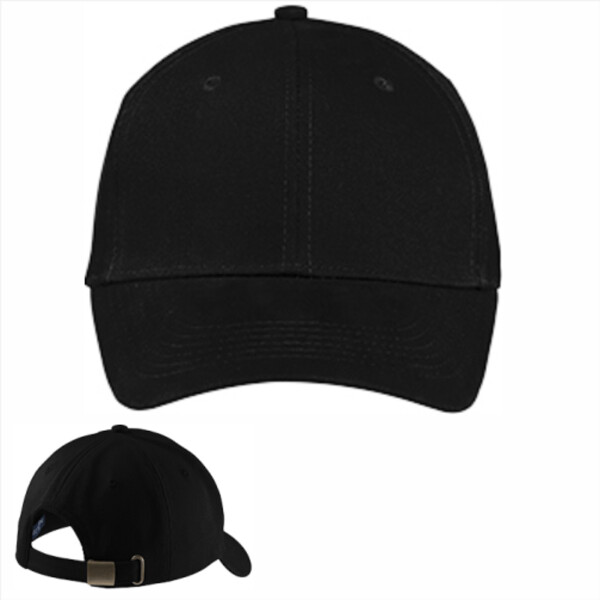 Custom Logo No Minimum Ball Brushed Twill Cap CP82 Front View