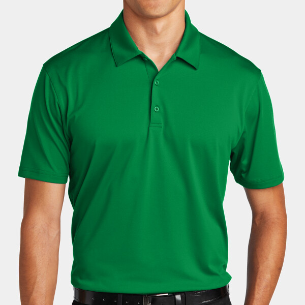 Custom No Minimum Port Authority Performance Staff Polo K398 Front View