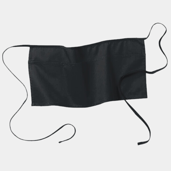 No Minimum Custom Logo Port Authority Waist Apron with Pockets A515 Front