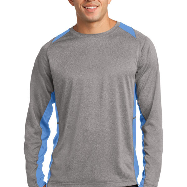 Long Sleeve Heather Colorblock Contender  Tee Thumbnail