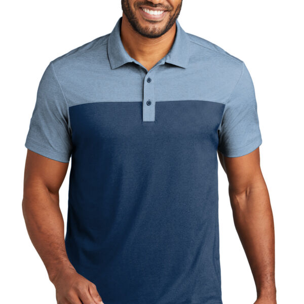 Fine Pique Blend Blocked Polo Thumbnail
