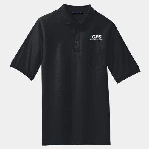 iGPS Embroidered Crest - Tall Silk Touch™ Polo with Pocket Thumbnail