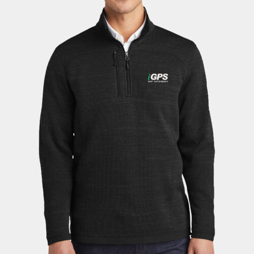 iGPS Embroidered  - Sweater Fleece 1/4 Zip Thumbnail