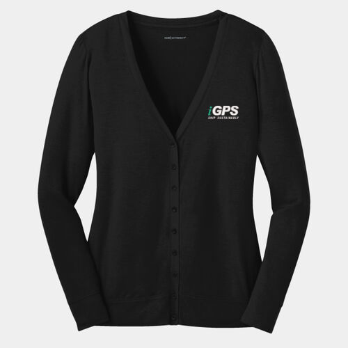 iGPS Embroidered  - Ladies Concept Cardigan Thumbnail