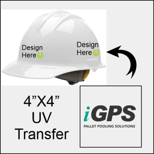 Logo  - Hard Hat UV Film Transfers 4" X 4" (6-Pack) Thumbnail