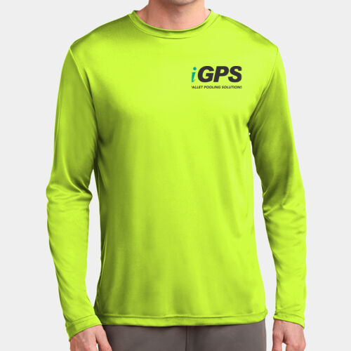 Printed Logo - Long Sleeve PosiCharge ® Competitor™ Tee (low stock alert) Thumbnail