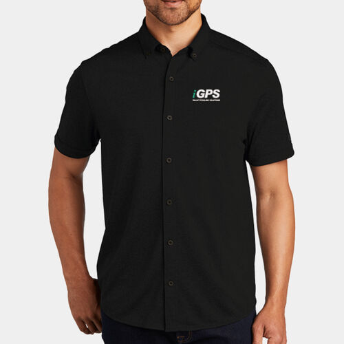 iGPS Embroidered  - Gravitate Full Button Polo Thumbnail