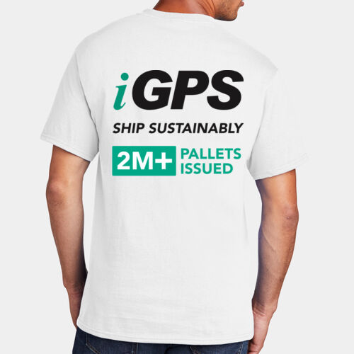 iGPS 2M Issues LChest / Back printed   - Core Cotton Tee Thumbnail