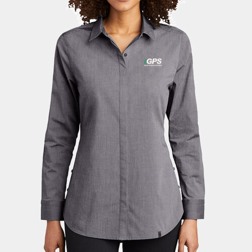 iGPS Embroidered  - Ladies Commuter Woven Tunic Thumbnail